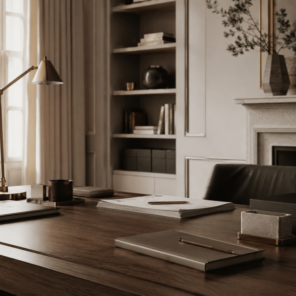 Operational oversight workspace supporting founder-led business continuity and governance